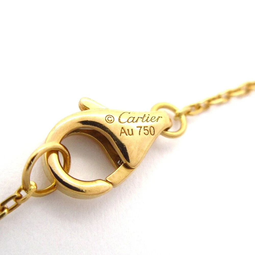 Cartier Amulet de Bracelet 18K Yellow Gold White Mother of Pearl Diamond
